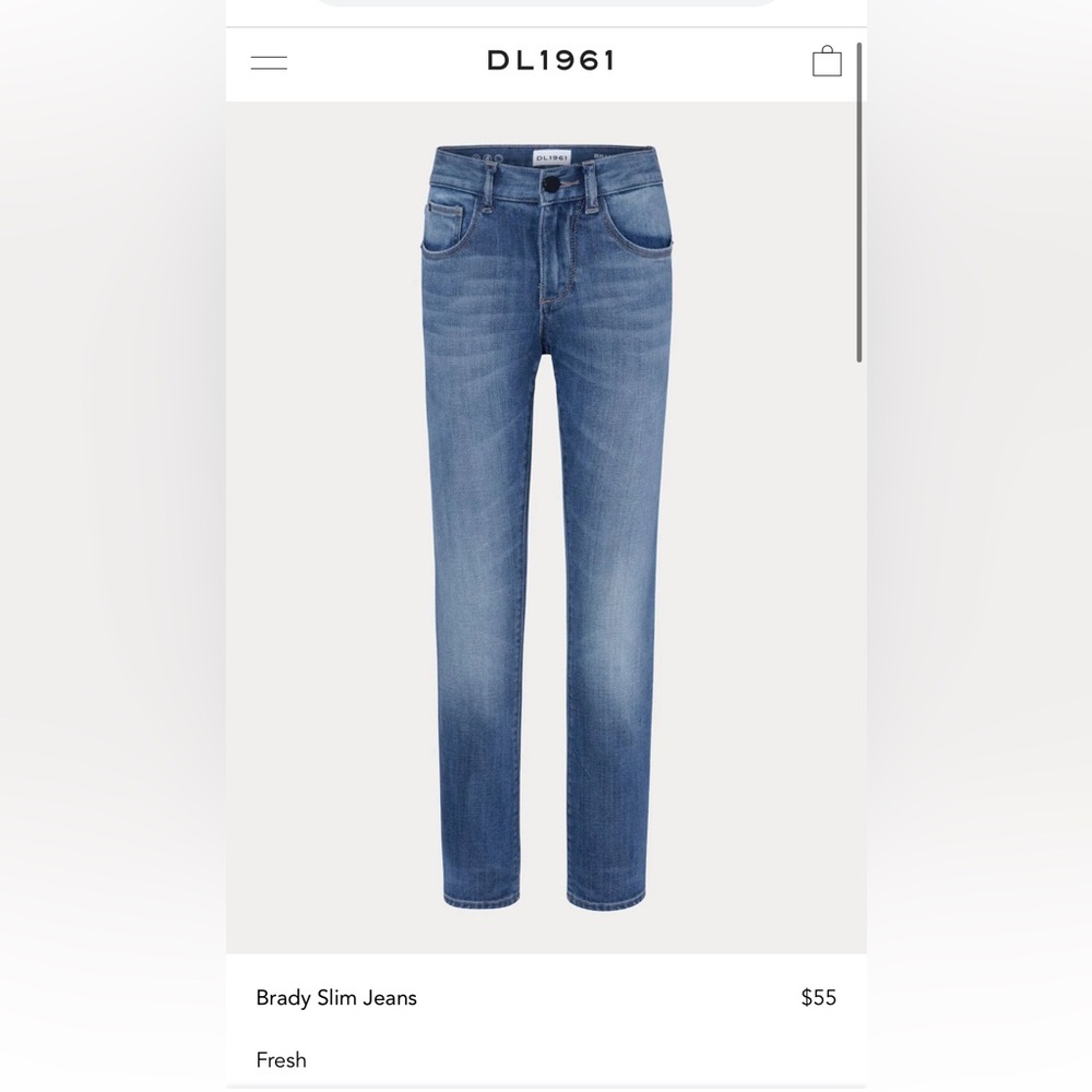 EUC- DL1961- Size 10- Extra stretchy, Slim cut/ Medium color with whiskering.
